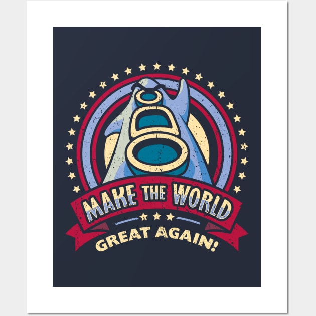 Make the World Great Again v2 Wall Art by Olipop